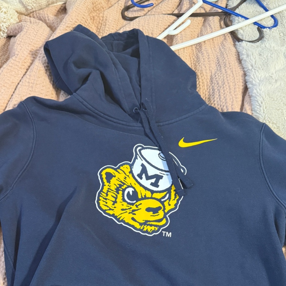Nike Navy Michigan Wolverines Hoodie